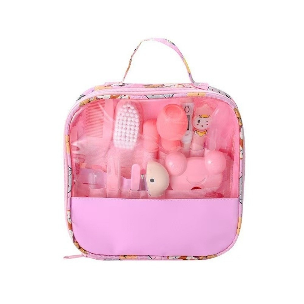 Hair Care Baby - 13点セット 多機能ベビーケアキット 洗髪ブラシ 爪切り 新生児ケア必需品 鼻吸い器