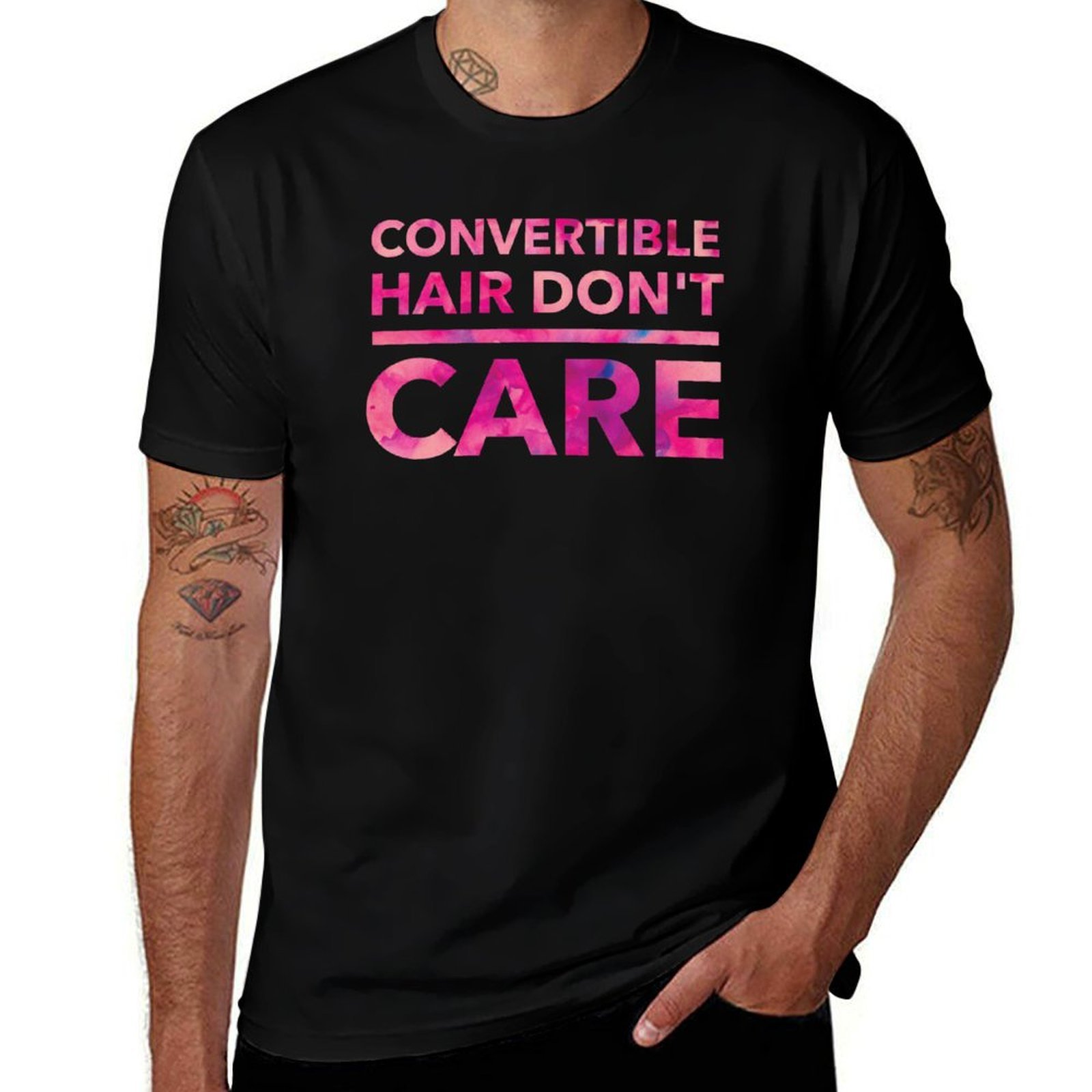 Hair Care Works - コンバーチブルヘア ドントケア Tシャツ ヘビーデューティー カジュアル ワークTシャツ