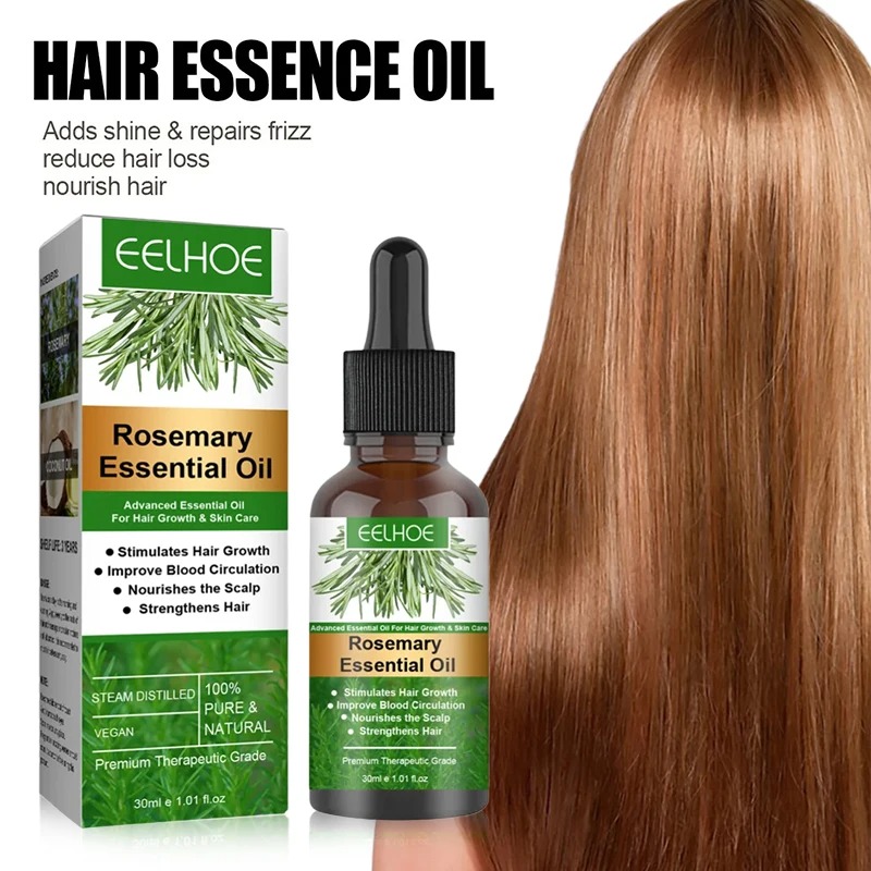Hair Care Essence Oil - 育毛血清高速成長ヘアケアセットエッセンシャルオイル濃密な再成長ローズマリー髪の再生促進女性男性