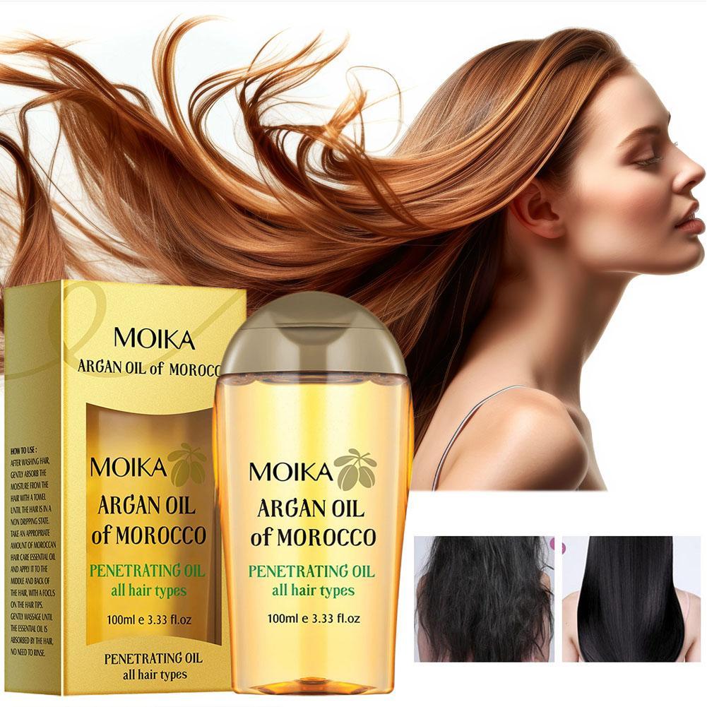 Hair Care Essence Oil - モロッコ産アルガンオイル ヘアオイル ヘアケア スカルプ エッセンシャルオイル ダメージヘア修復用