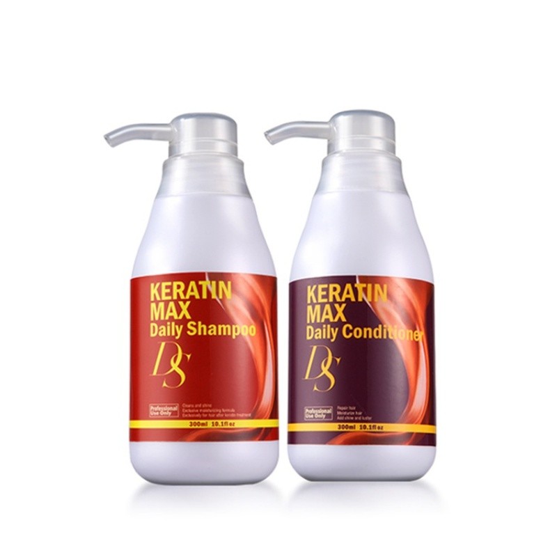 Hair Care Keratin Shampoo - 優れた毎日のシャンプー 300 ミリリットルds最大保湿 + 300 ミリリットル深いコンディショナー修理乾燥後の毛髪ケラチン治療