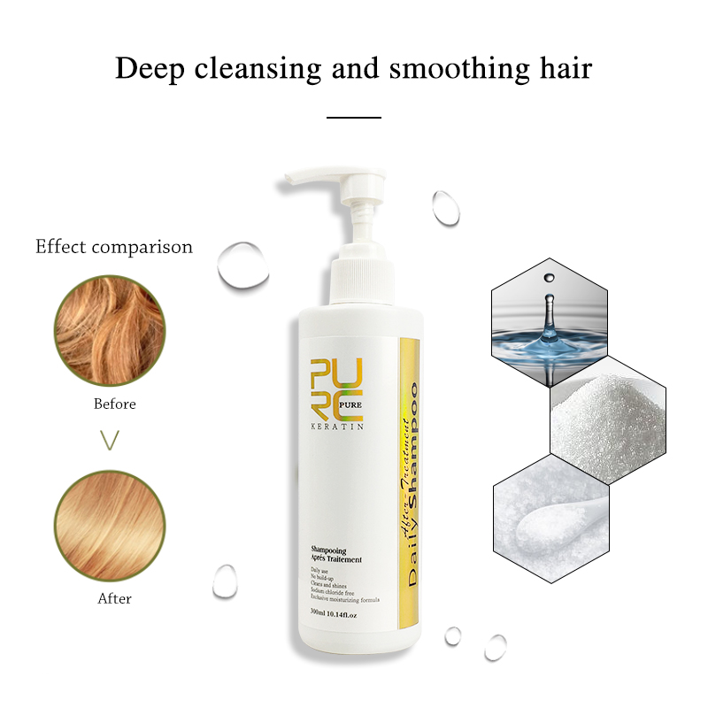 Purc-毎日のシャンプー、頭皮洗浄、ケラチン、投稿-矯正、 - Hair Care Keratin Shampoo のレビューと価格