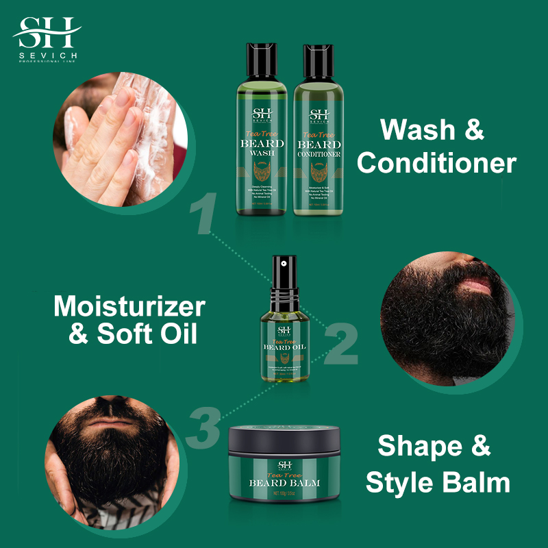Sevich-男性用のあごひげケア用のワックス,フェイシャル - Hair Care Essence Oil のレビューと価格
