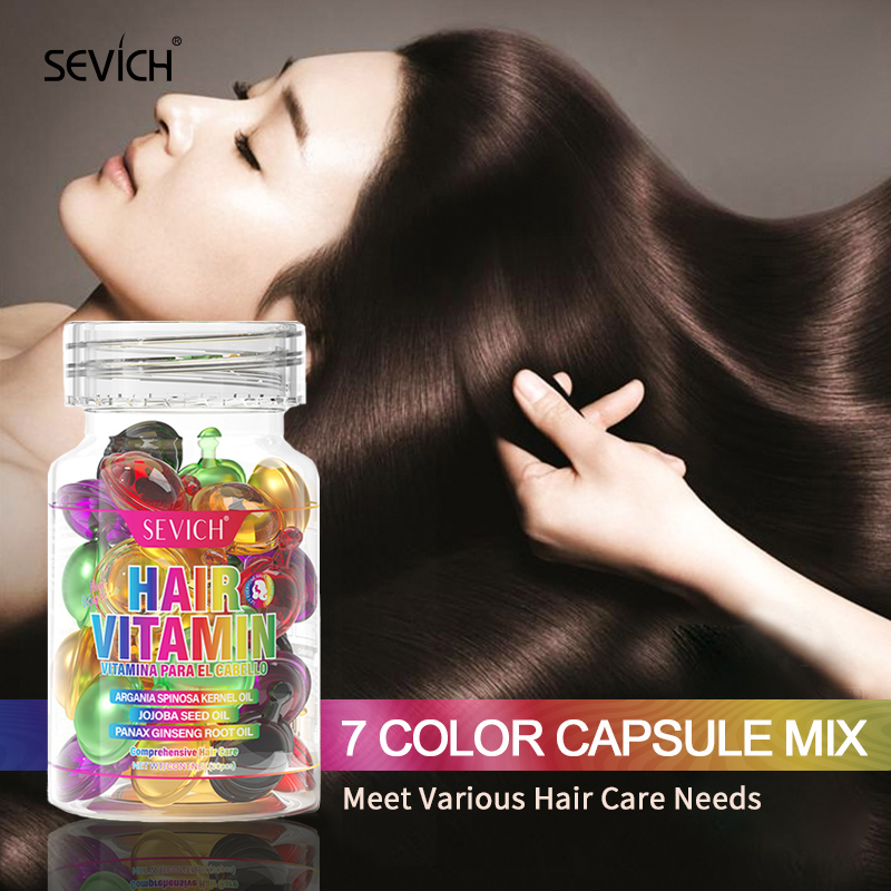 ヘアビタミンカプセル ケラチン モロッカンビタミンオイル ヘ - Hair Care Essence Oil のレビューと価格