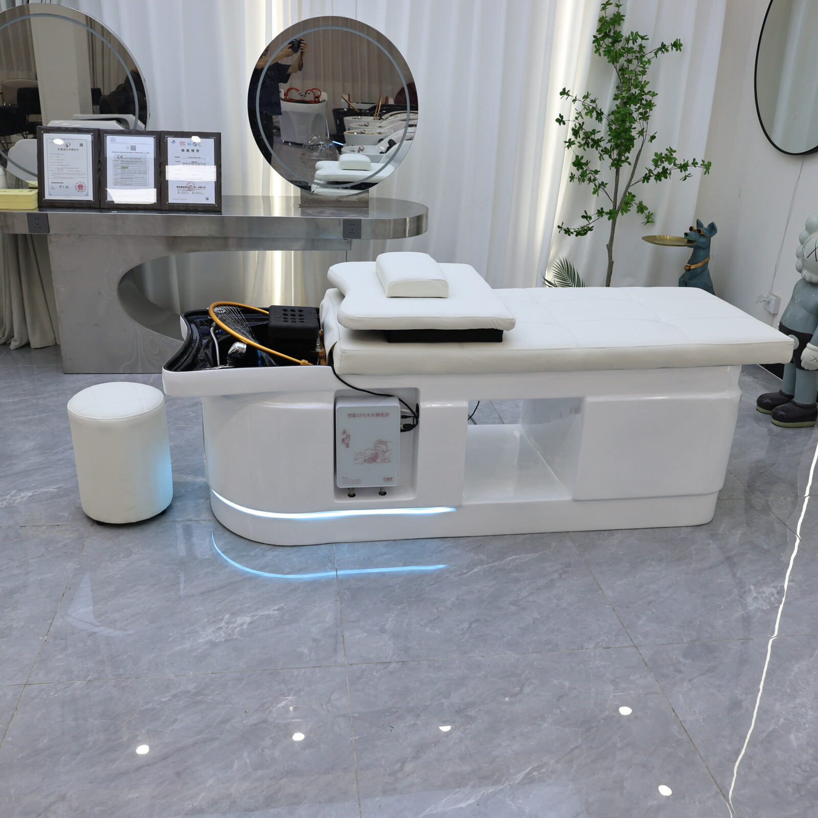 高級ヘッドセラピー、シャンプーベッド、グラスファイバー製水循 - Hair Care High End のレビューと価格