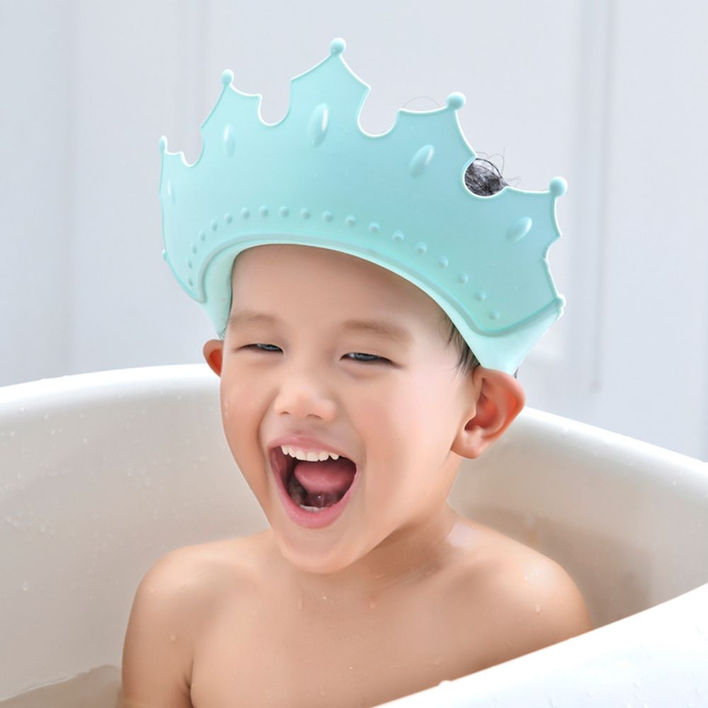 安全な耳と目の保護プラスチック製ソリッドカラーシャワーキャッ - Hair Care Baby のレビューと価格
