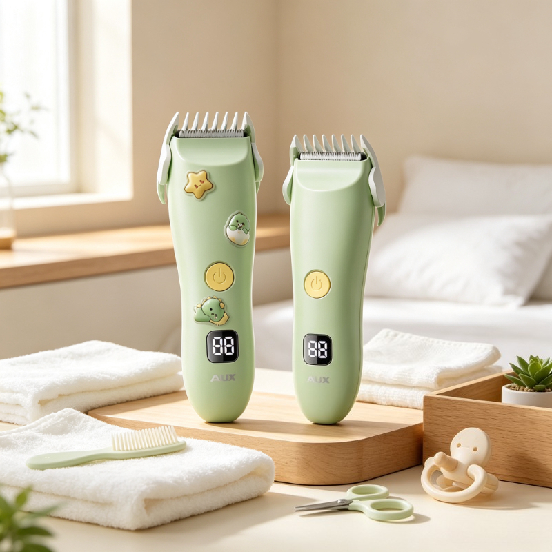 ベビーヘアクリッパー 静音 防水 セラミック製丸刃 LCDデ - Hair Care Works のレビューと価格
