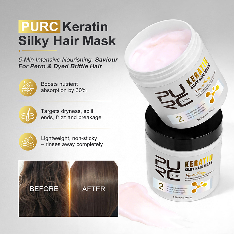 PURC ケラチントリートメント ヘアケアセット ストレート - Hair Care Keratin Shampoo のレビューと価格