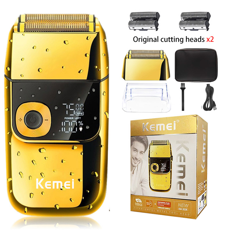 Kemei 2 で 1 電気シェーバー男性電気かみそり充電式 - Hair Care Works のレビューと価格