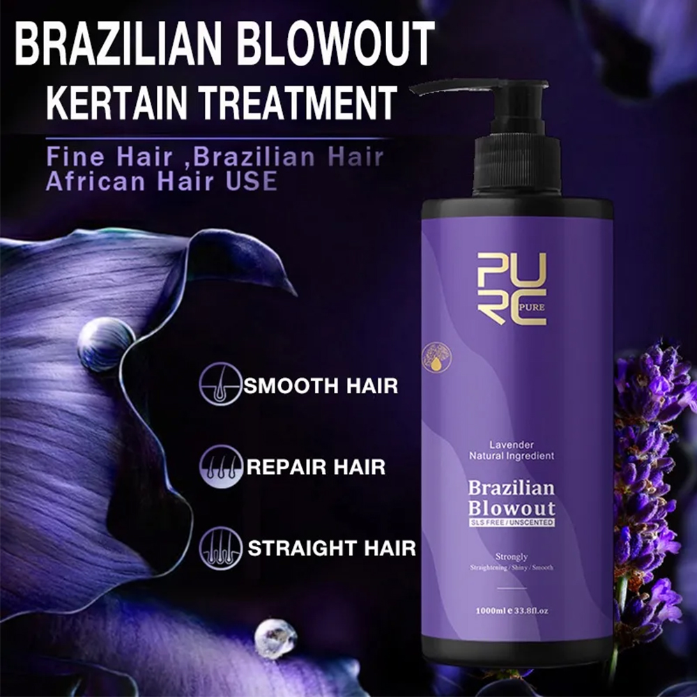 PURC ラベンダー 12% ブラジルケラチン縮毛矯正トリー - Hair Care Keratin Shampoo のレビューと価格